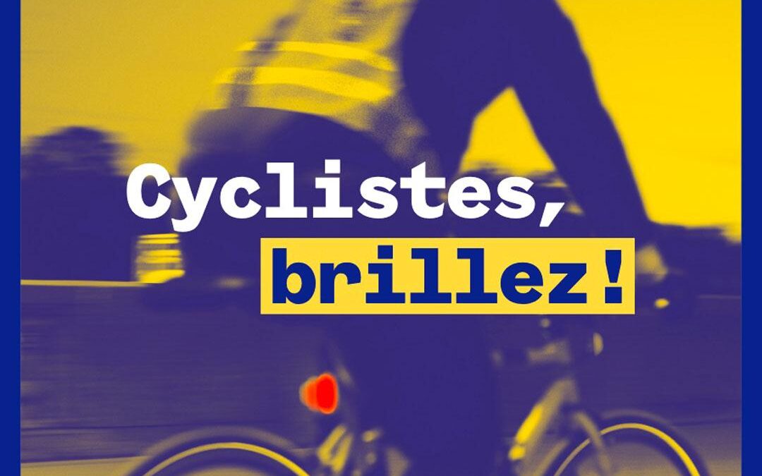 Sécurité à vélo : nos tips pour cette édition hivernale 2026 !